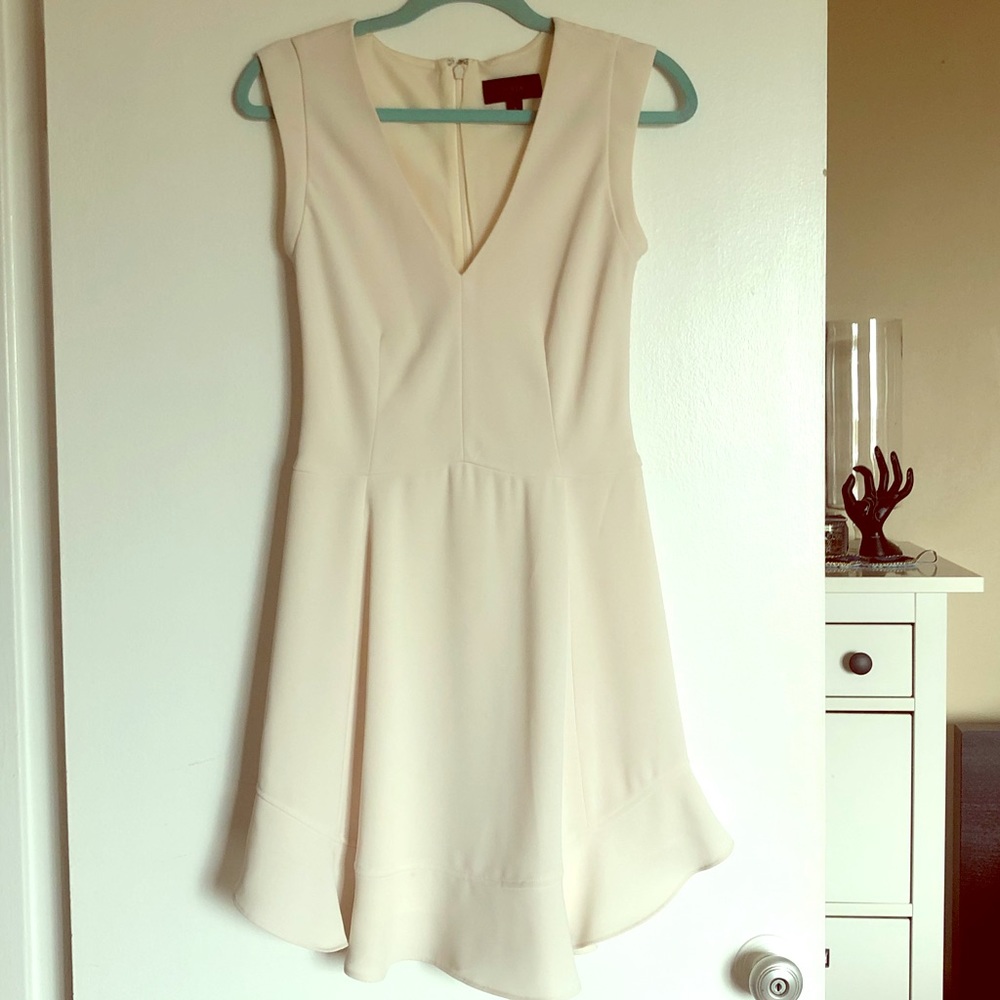 J. Crew ivory cap sleeve ivory dress size 2
